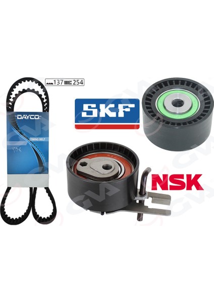 Eksantrik Gergi Kiti P206-P207-P307-P308-P407-P3008-EXPERT-PARTNER-BERLINGO-JUMPY-C2-C3-C4-C5- Xsara-Focus Iı-Fıesta V-Vı Volvo S40-C30-V50-FIAT Scudo Euro4 1.6 Hdı-Tdci