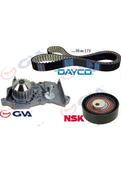 Devirdaimli Eksantrik Gergi Kiti 096X173 Dacıa Logan 04 Sandero 08 Dokker 13 1.4 K7J 1.6 K7M