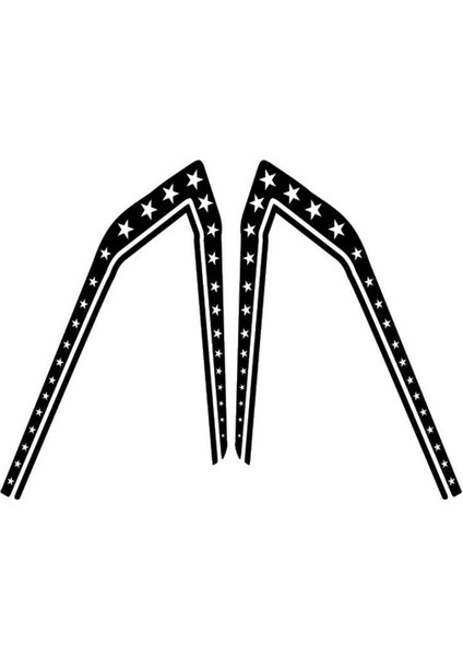 Cg Siyah Yıldızlı Depo Şeridi