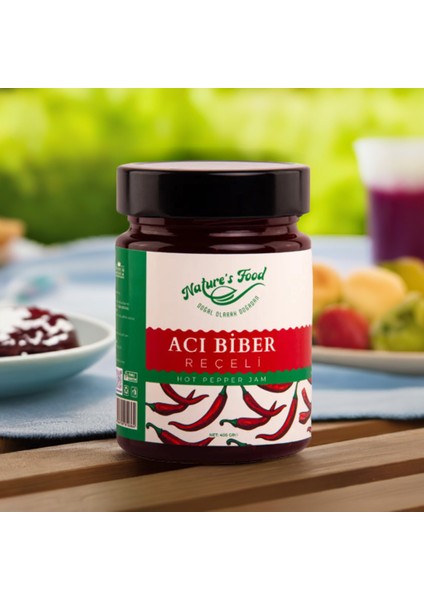 Acı Biber Reçeli Premium Series 400 gr Cam Şişe %65 Acı Biber Acı ile Tatlının Muhteşem Birleşimi fiyatları