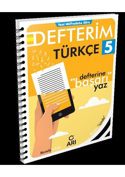 5. Sınıf Türkçe Akıllı Defteri Arı Yayıncılık