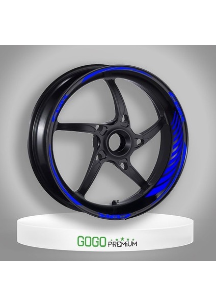 Reflektör Mavi Honda Cbr Uyumlu Racıng 1 Set Jant Şeridi