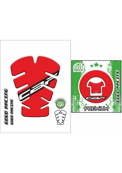 Honda Cbf 150 2007 - 2018 Uyumlu Tank Pad 005