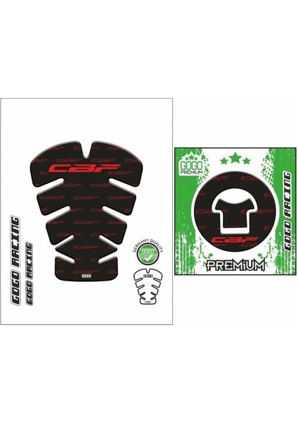 Honda Cbf 150 2007 - 2018 Uyumlu Tank Pad 001