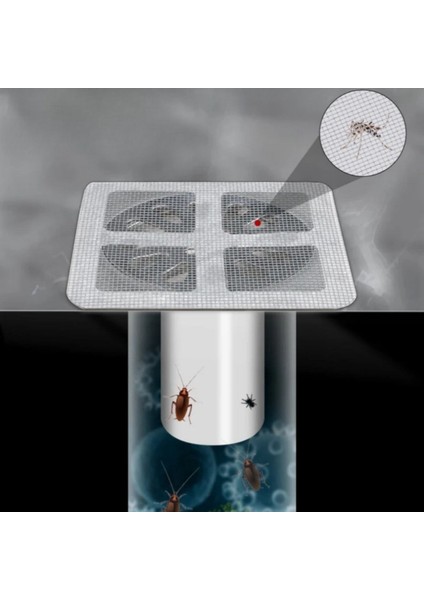 ® 10'lu Banyo ve Mıutfak Lavabo Koku Önleyici ve Haşere Böcek Önleyici Gider Filtresi