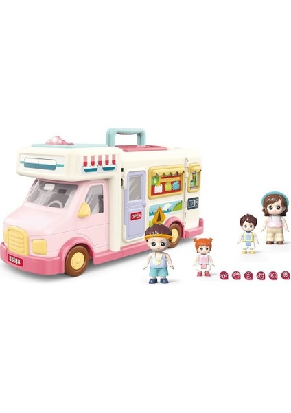 G0021 Sesli Aksesuarlı Açılıp-Katlanabilir Kutulu Karavan