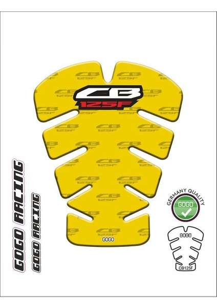 Honda CB125F 2017-2020 Uyumlu Tank Pad 004