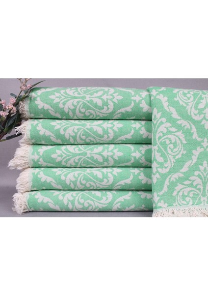 Peştemal Yeşil Banyo Peştemali Banyo Peştemali 90X170 cm Pamuk Peştemal Evli Çiftlere Hediye