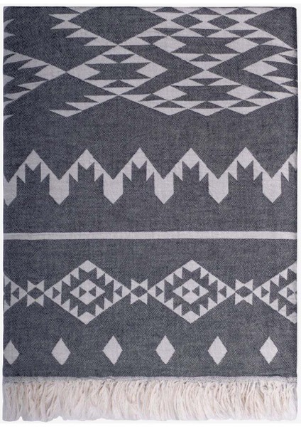 Kilim Pamuk Peştamal Siyah 90X160