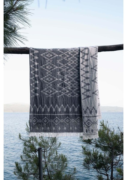 Kilim Pamuk Peştamal Siyah 90X160 fiyatları