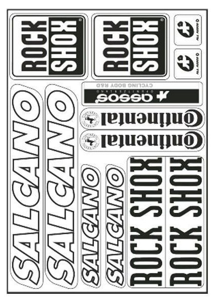 Salcano 003 Bisiklet Sticker