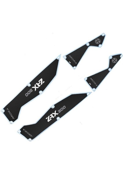 Arora Zrx 200 2021 - 2023 Uyumlu Basamak Nardo Gri