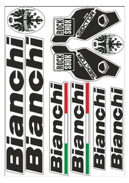 Bianchi 003 Bisiklet Sticker