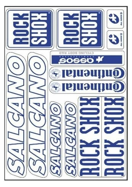 Salcano 002 Bisiklet Sticker