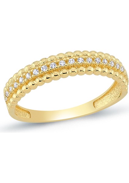 14 Ayar Minimal Kadın Altın Yüzük