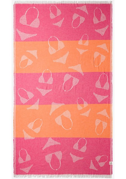 Swimsuit Pamuk Peştamal Pembe 90X160 - Keseli