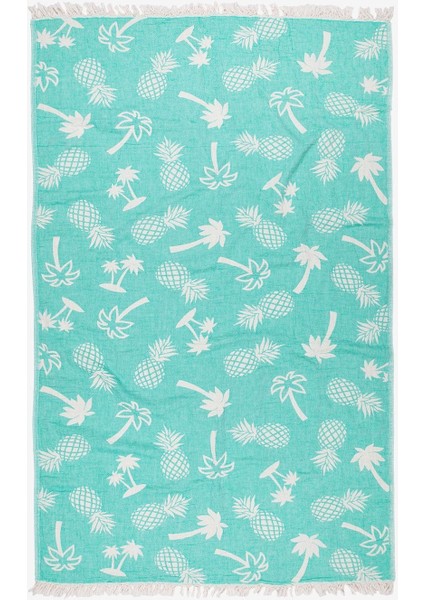 Palmsprings Pamuk Peştamal Yeşil 90X160 - Keseli