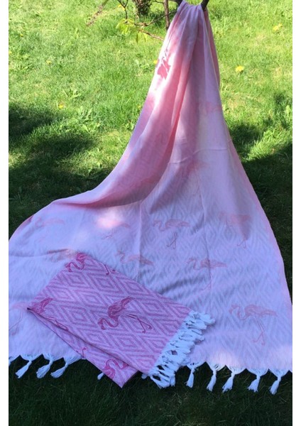 Pembe Flamingo Peştemal - Hızlı Kuruyan ve Su Emici - Modern Tasarım indirimleri