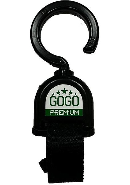 Universal Kask & Poşet Askı Aparatı Siyah