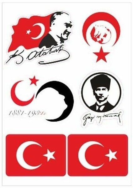 A5 Sticker 066 Tek Paket Çoklu Sticker