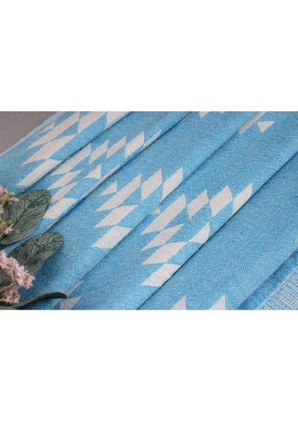 Peştemal Mavi 90X180 cm Pamuk Peştemal Gelin Bohçae indirimleri