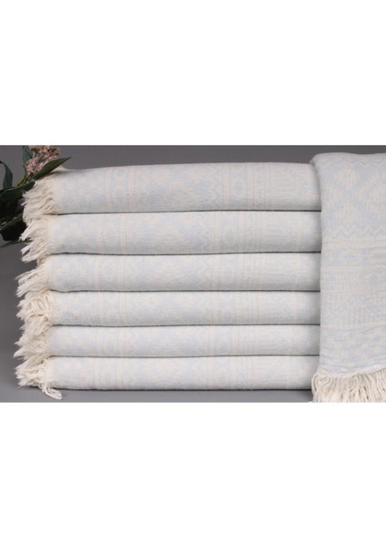 Peştemal Bebe Mavi Peştemal 90X170 cm Pamuk Peştemal