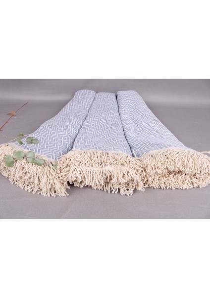 Peştemal Açık Gri Plaj Peştemali 160X160 cm Pamuk Peştemal fiyatları