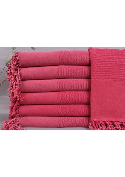 Peştemal Fuşya 90X170 cm Pamuk Peştemal