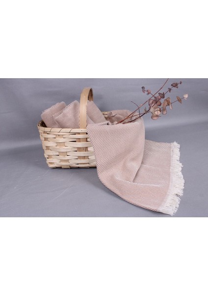 Peştemal Kahverengi Organik Hediye Peştemal 90X180 cm Pamuk Peştemal fırsatları