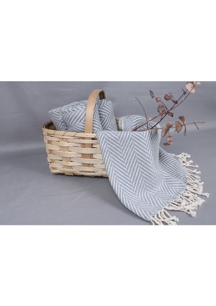 Peştemal Koyu Gri Organik Peştemal 100X175 cm Pamuk Peştemal Atkı Peştemal fırsatları