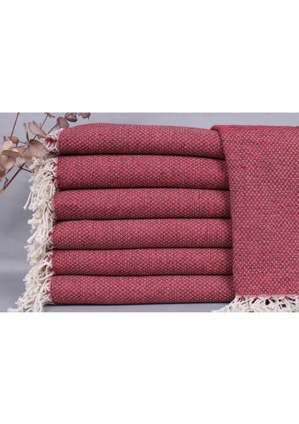 Peştemal Kırmızı Banyo Peştemali 95X160 cm Pamuk Peştemal Bebek Battaniypeştemal