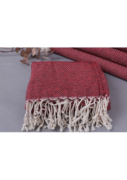 Peştemal Kırmızı Banyo Peştemali 95X160 cm Pamuk Peştemal Bebek Battaniypeştemal modelleri