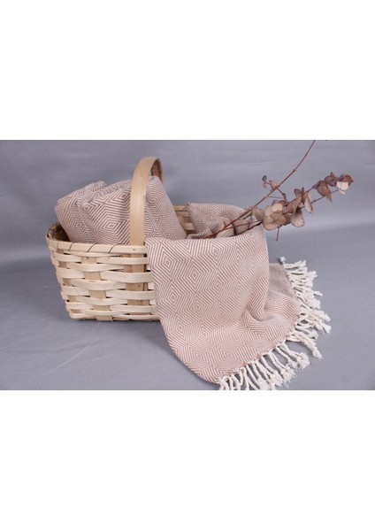 Peştemal Kahverengi Peştemal 100X186 cm Pamuk Peştemal Tatil Peştemal fırsatları