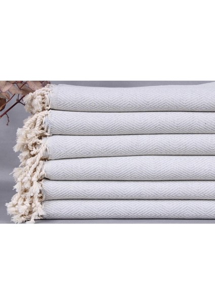 Peştemal Açık Gri Organik Pamuk Peştemal 100X186 cm Pamuk Peştemal Piknik Peştemal fiyatları