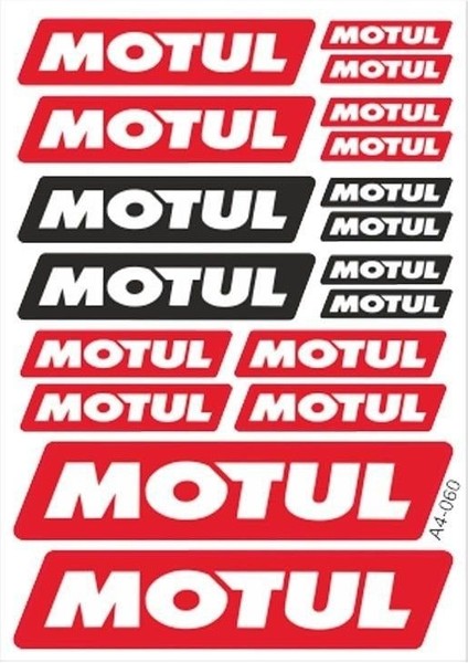 A4 Sticker 060 Tek Paket Çoklu Sticker