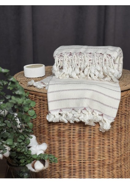 Peştemal Takımı %50 Bambu %50 Pamuk Bordo