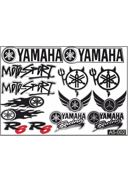 A5 Sticker 002 Tek Paket Çoklu Sticker