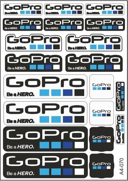 A4 Sticker 070 Tek Paket Çoklu Sticker