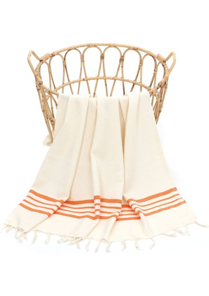 Ufuk Pamuk Peştamal 100X180CM Turuncu