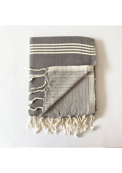 Rüya Pamuk Peştamal 100 X180 cm Koyu Gri fırsatları