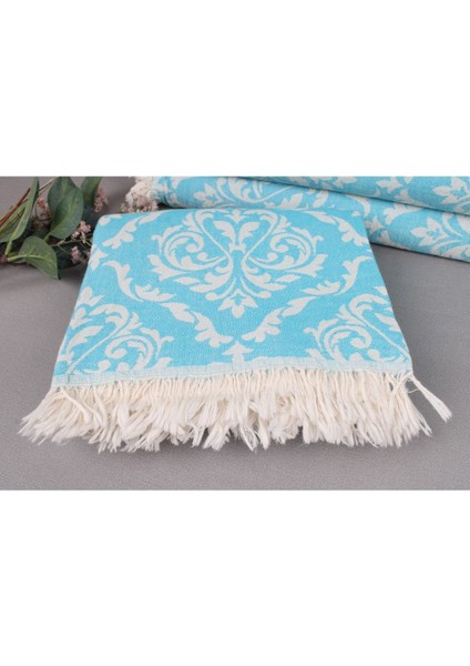 Peştemal Turkuaz Banyo Peştemali 90X170 cm Pamuk Peştemal Sıcak Peştemal modelleri