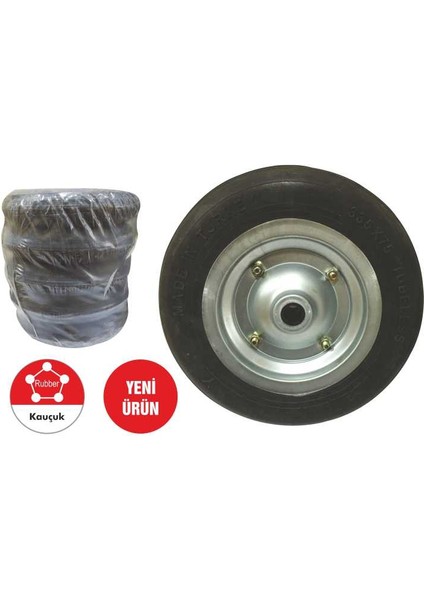 S.d. Tkr 001 El Arabası Tekeri Dolgu Teker Burçlu