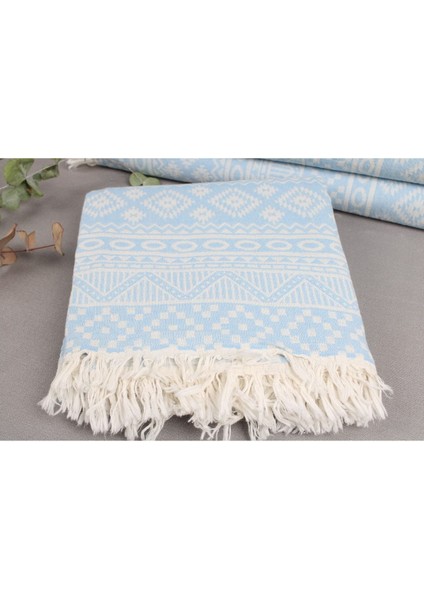 Peştemal Açık Mavi Peştemal 90X180 cm Pamuk Peştemal modelleri