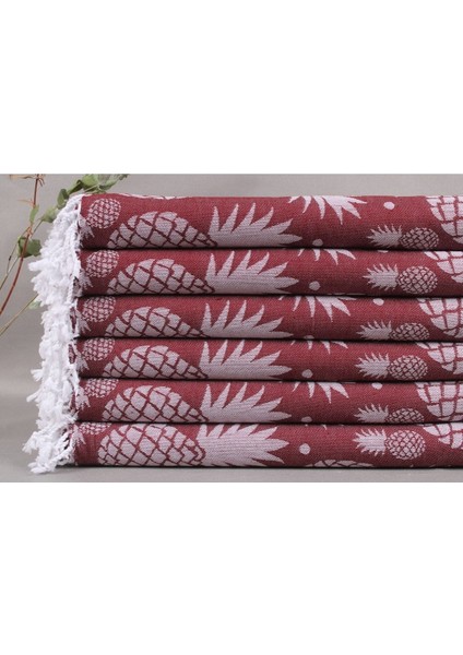 Peştemal Bordo Organik Organik 100X180 cm Pamuk Peştemal Gelin Partisi fiyatları