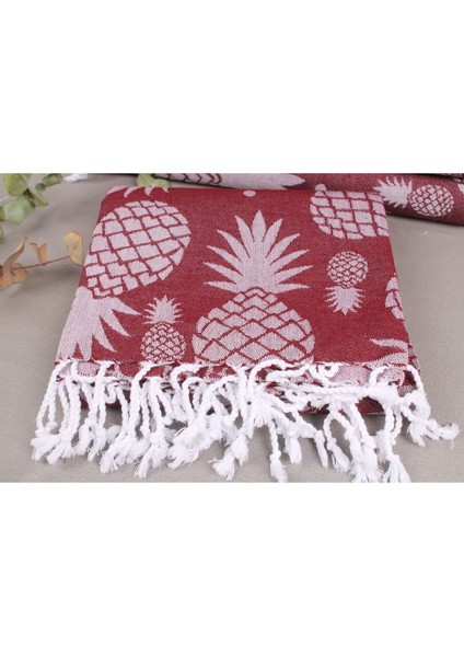 Peştemal Bordo Organik Organik 100X180 cm Pamuk Peştemal Gelin Partisi modelleri