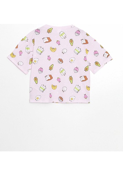 Bisiklet Yaka Kız Çocuk Pijama Takımı (S5) modelleri