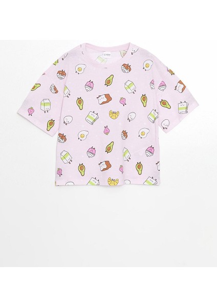 Bisiklet Yaka Kız Çocuk Pijama Takımı (S5) fiyatları