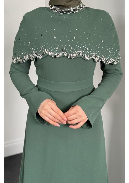 Lenka Zikzak Abiye Haki modelleri