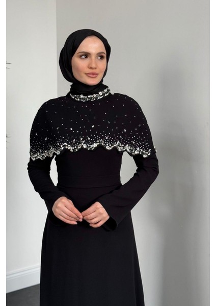Lenka Zikzak Abiye Siyah