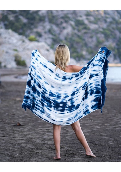 Shibori Elmas Bambu Peştemal Indigo Wind fiyatları